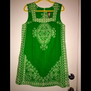 Plenty by Tracy Reese Green and White Dress